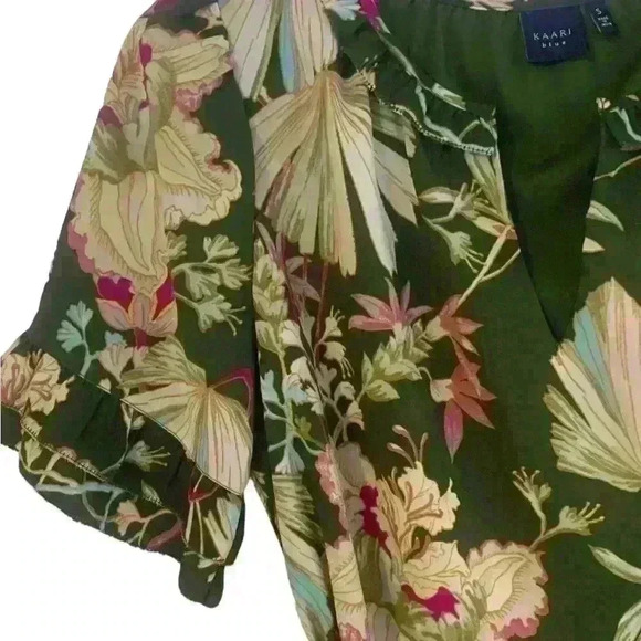 KAARI BLUE FLORAL DRESS - Picture 3 of 9